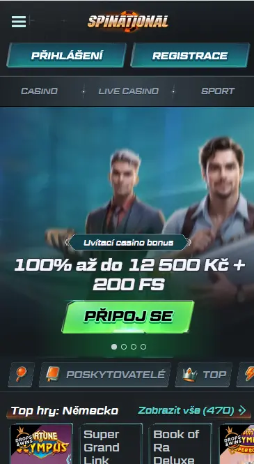 Spinational Casino app preview